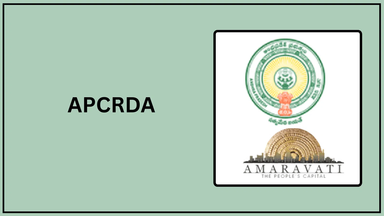 APCRDA Recruitment 2025 – Apply Vacancies