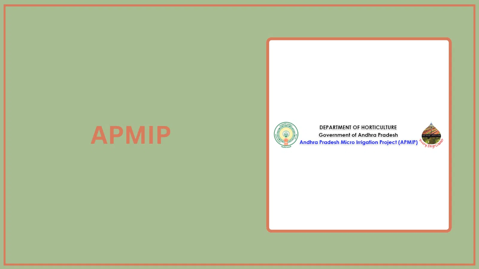 APMIP Vizianagaram Jobs 2025 – Apply Offline for 02 Micro Irrigation District Coordinator Posts