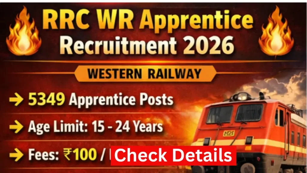RRC WR Apprentice Recruitment 2026: Apply Online for 5349, Check Details