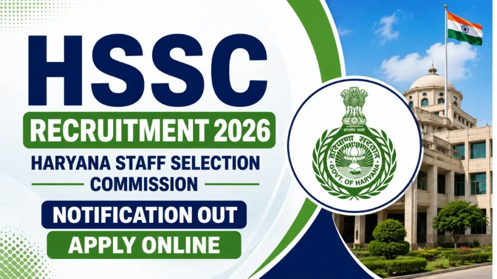 Haryana HSSC Recruitment 2026 – Notification Out, Apply Online, Eligibility, Vacancy & Complete Details