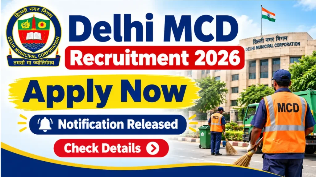 Delhi MCD Labour Welfare Superintendent Recruitment 2026 – Notification Out, Apply Form